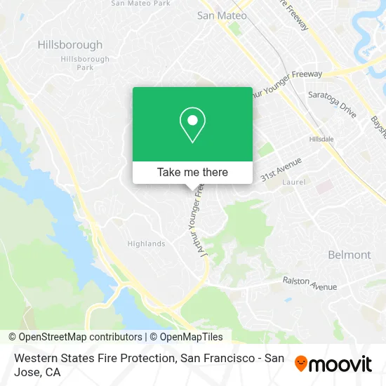 Western States Fire Protection map