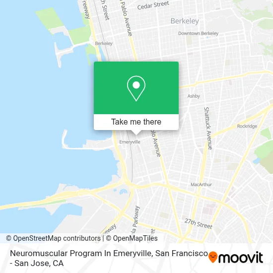 Neuromuscular Program In Emeryville map