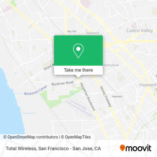 Total Wireless map