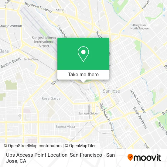 Ups Access Point Location map