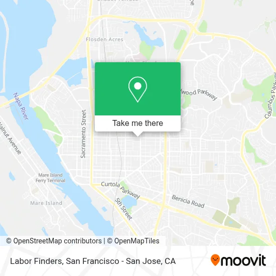 Labor Finders map