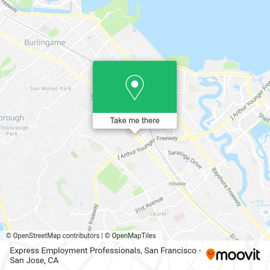 Express Employment Professionals map