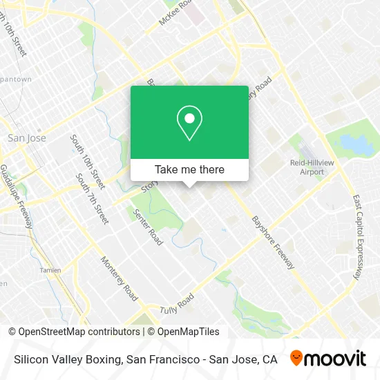 Silicon Valley Boxing map
