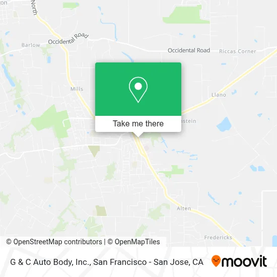 G & C Auto Body, Inc. map