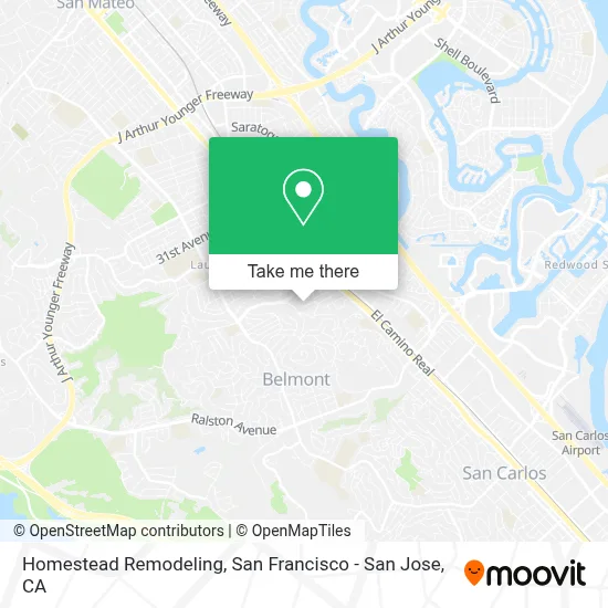 Homestead Remodeling map