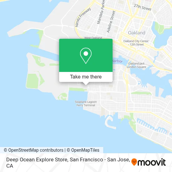 Deep Ocean Explore Store map