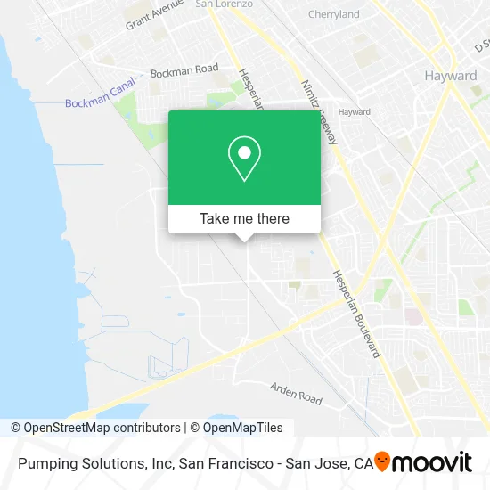 Pumping Solutions, Inc map