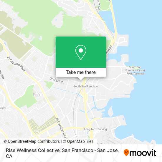 Rise Wellness Collective map