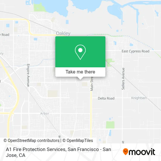 A1 Fire Protection Services map