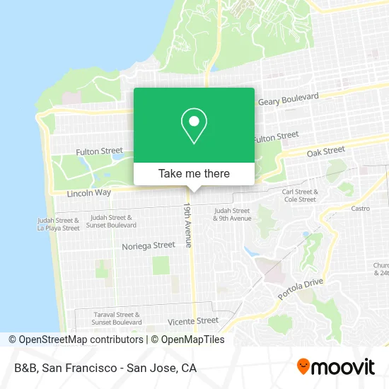 B&B map