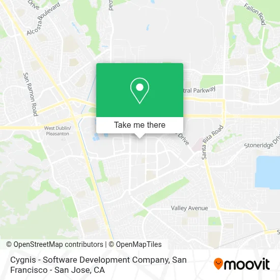 Cygnis - Software Development Company map