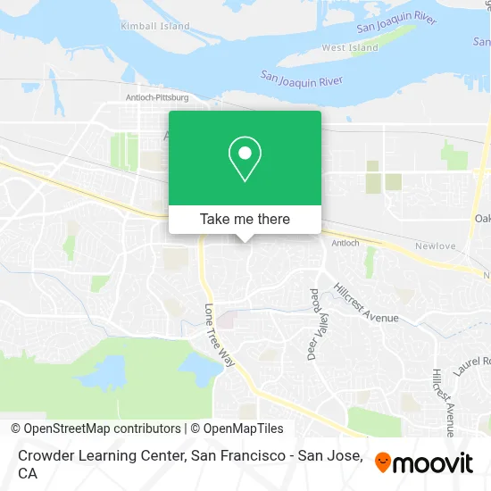Crowder Learning Center map