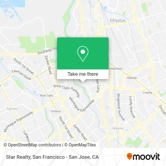 Star Realty map