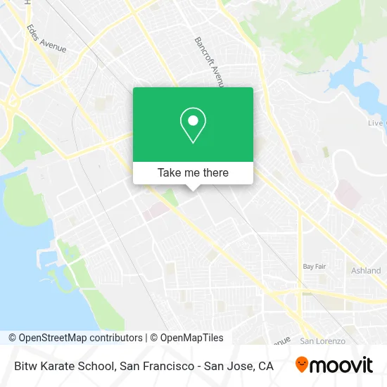 Bitw Karate School map