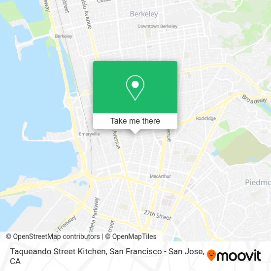 Taqueando Street Kitchen map