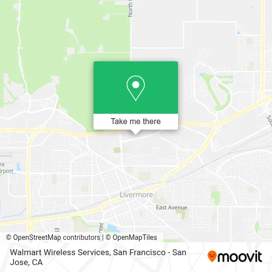 Walmart Wireless Services map