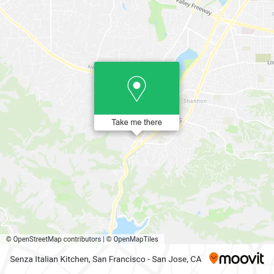 Senza Italian Kitchen map