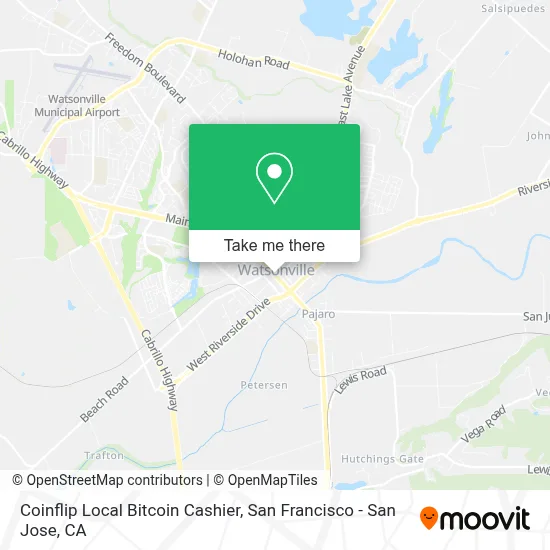 Coinflip Local Bitcoin Cashier map
