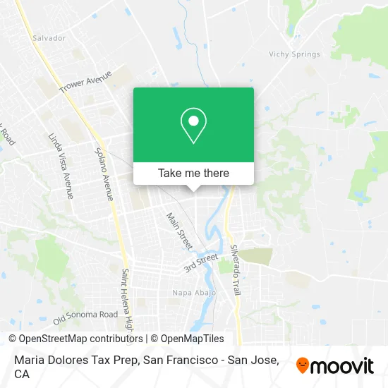 Maria Dolores Tax Prep map