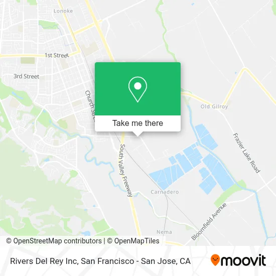 Rivers Del Rey Inc map