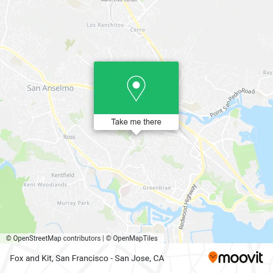 Fox and Kit map