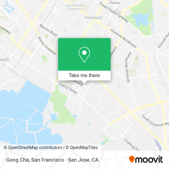 Gong Cha map