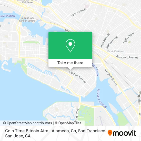 Coin Time Bitcoin Atm - Alameda, Ca map