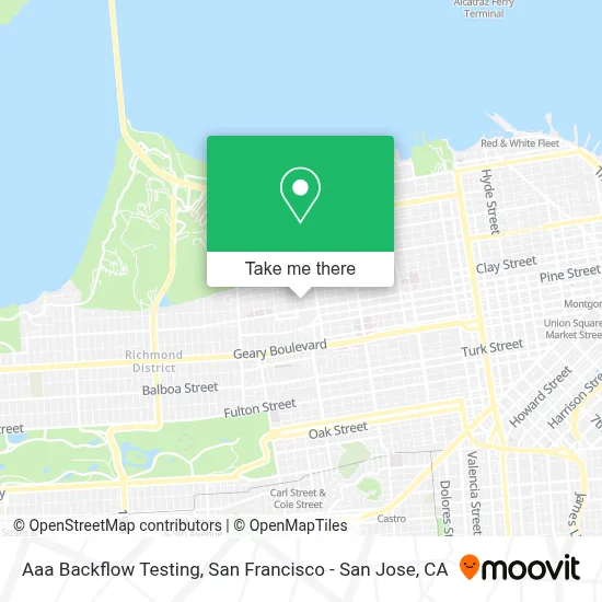 Aaa Backflow Testing map