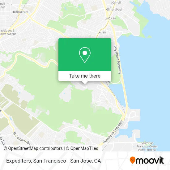 Expeditors map