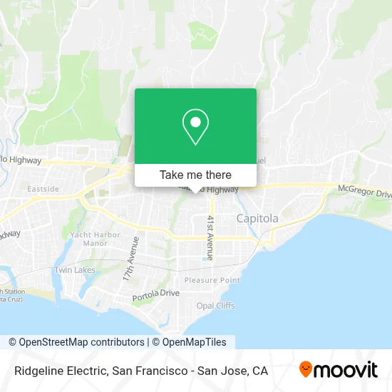 Ridgeline Electric map