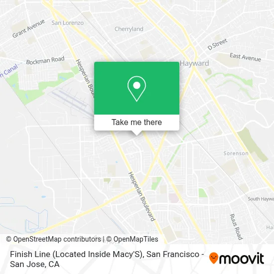 Finish Line (Located Inside Macy'S) map