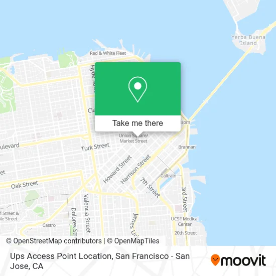 Ups Access Point Location map
