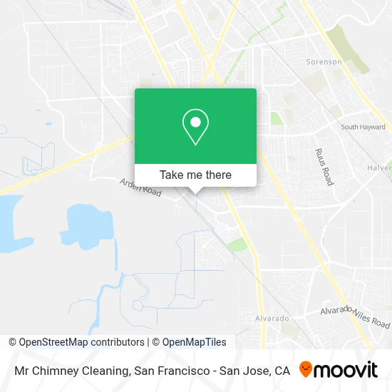 Mr Chimney Cleaning map