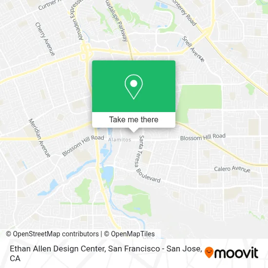 Ethan Allen Design Center map