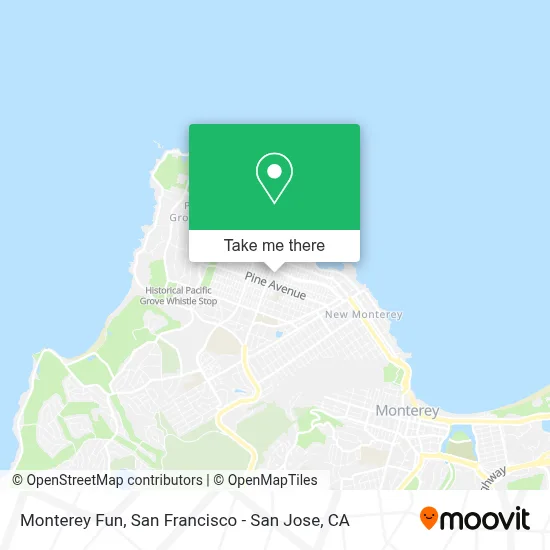 Monterey Fun map