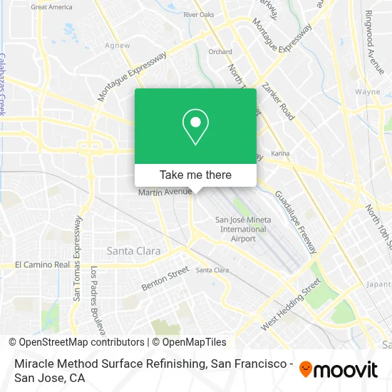 Miracle Method Surface Refinishing map