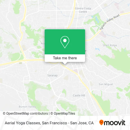 Aerial Yoga Classes map