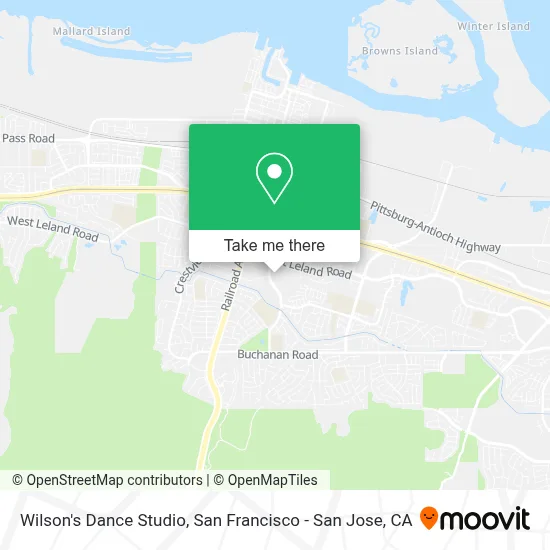 Wilson's Dance Studio map