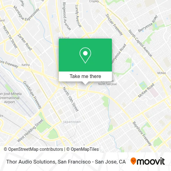 Thor Audio Solutions map