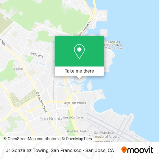 Jr Gonzalez Towing map