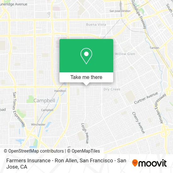 Farmers Insurance - Ron Allen map