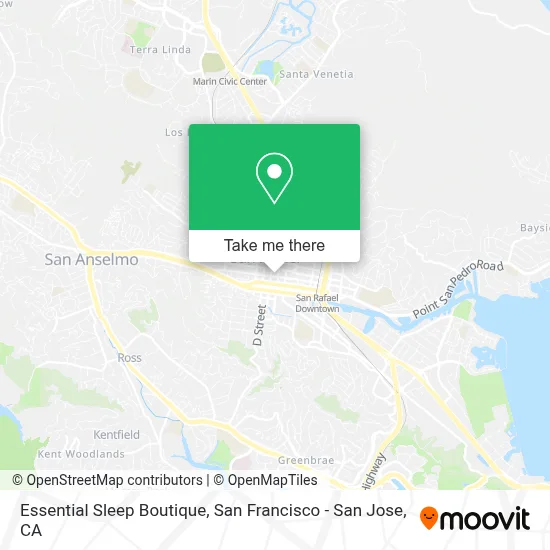 Essential Sleep Boutique map