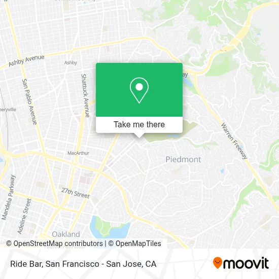 Ride Bar map