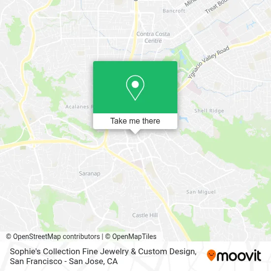 Sophie's Collection Fine Jewelry & Custom Design map