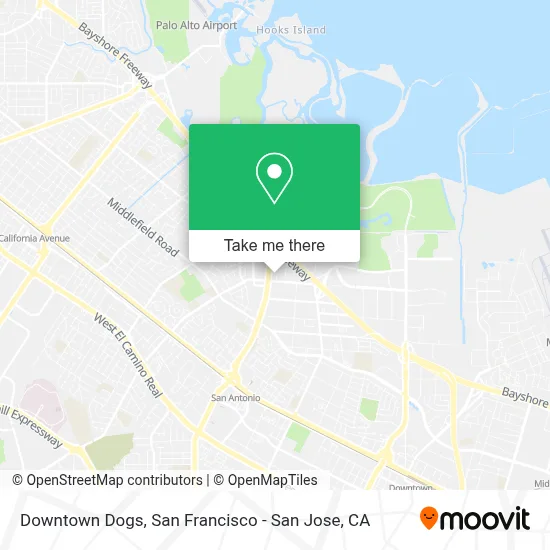 Downtown Dogs map