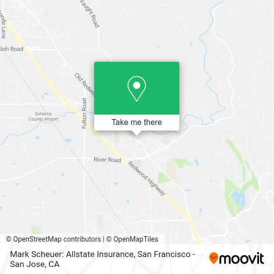 Mark Scheuer: Allstate Insurance map