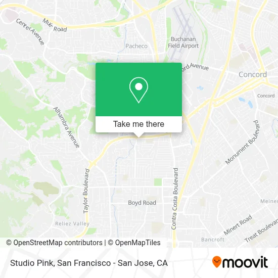 Studio Pink map