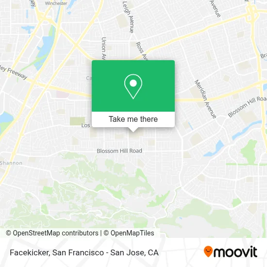 Facekicker map