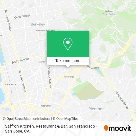 Saffron Kitchen, Restaurant & Bar map