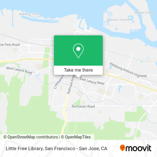 Little Free Library map